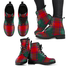 Load image into Gallery viewer, MacPhail Clan Tartan Leather Boots