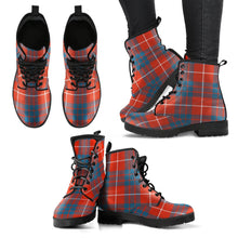 Load image into Gallery viewer, Hamilton Ancient Tartan Leather Boots