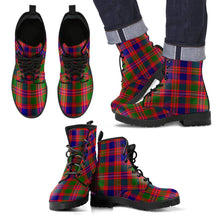 Load image into Gallery viewer, MacIntyre Modern Tartan Leather Boots Footwear Shoes