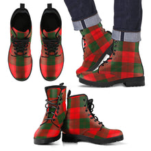 Load image into Gallery viewer, Erskine Modern Tartan Leather Boots Footwear Shoes