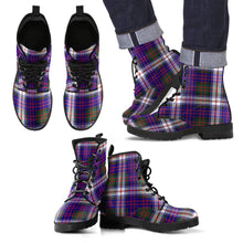 Load image into Gallery viewer, MacDonald Dress Modern Tartan Leather Boots Footwear Shoes