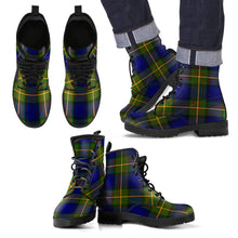 Load image into Gallery viewer, More (Muir) Tartan Leather Boots Footwear Shoes