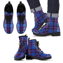 Load image into Gallery viewer, Elliot Modern Tartan Leather Boots Footwear Shoes