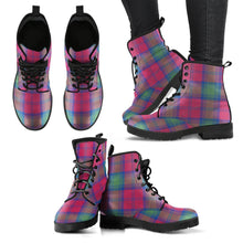 Load image into Gallery viewer, Lindsay Ancient Tartan Leather Boots