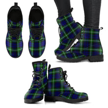 Load image into Gallery viewer, Lamont Modern Tartan Leather Boots