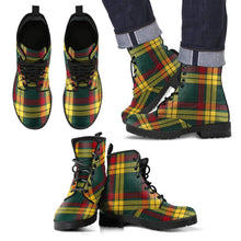 Load image into Gallery viewer, MacMillan Old Modern Tartan Leather Boots Footwear Shoes