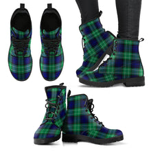 Load image into Gallery viewer, Abercrombie Tartan Leather Boots