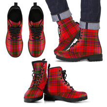 Load image into Gallery viewer, MacDougall Modern Tartan Leather Boots Footwear Shoes
