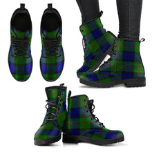 Load image into Gallery viewer, Dundas Modern Tartan Leather Boots