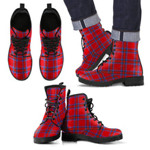 Load image into Gallery viewer, Inverness District Tartan Leather Boots Footwear Shoes