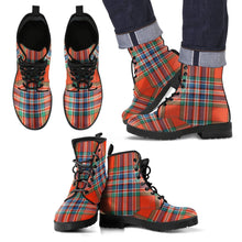 Load image into Gallery viewer, MacFarlane Ancient Tartan Leather Boots Footwear Shoes