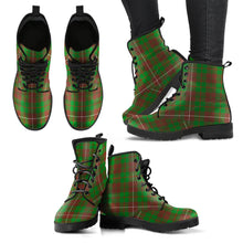 Load image into Gallery viewer, MacKinnon Hunting Modern Tartan Leather Boots