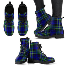 Load image into Gallery viewer, Arbuthnot Modern Tartan Leather Boots