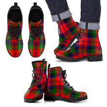 Load image into Gallery viewer, MacNaughton Modern Tartan Leather Boots Footwear Shoes