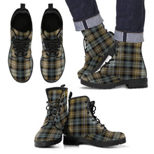 Load image into Gallery viewer, Campbell Argyll Weathered Tartan Leather Boots Footwear Shoes