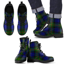 Load image into Gallery viewer, Gunn Modern Tartan Leather Boots Footwear Shoes