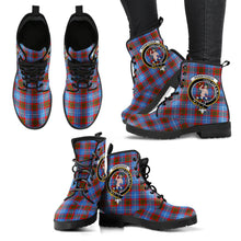 Load image into Gallery viewer, Pennycook Tartan Clan Badge Leather Boots