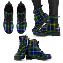 Load image into Gallery viewer, MacNeill of Barra Modern Tartan Leather Boots
