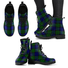 Load image into Gallery viewer, Campbell Modern Tartan Leather Boots