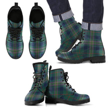 Load image into Gallery viewer, Kennedy Modern Tartan Leather Boots Footwear Shoes