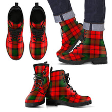 Load image into Gallery viewer, Kerr Modern Tartan Leather Boots Footwear Shoes