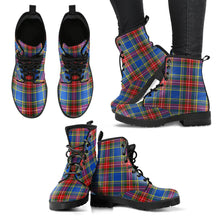 Load image into Gallery viewer, MacBeth Modern Tartan Leather Boots