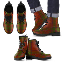 Load image into Gallery viewer, Drummond Clan Tartan Leather Boots Footwear Shoes