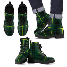 Load image into Gallery viewer, MacArthur Modern Tartan Leather Boots Footwear Shoes