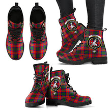 Load image into Gallery viewer, Riddell Tartan Clan Badge Leather Boots