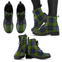 Load image into Gallery viewer, Fergusson Modern Tartan Leather Boots