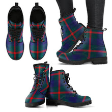 Load image into Gallery viewer, Agnew Modern Tartan Leather Boots