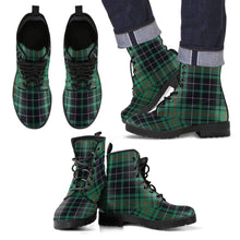 Load image into Gallery viewer, MacAulay Hunting Ancient Tartan Leather Boots Footwear Shoes