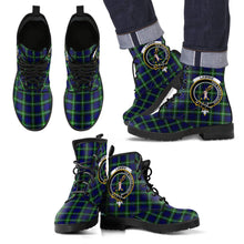 Load image into Gallery viewer, Lammie Tartan Leather Boots Footwear Shoes
