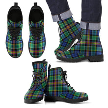 Load image into Gallery viewer, Allison Tartan Leather Boots Footwear Shoes