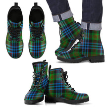 Load image into Gallery viewer, Newlands of Lauriston Tartan Leather Boots Footwear Shoes