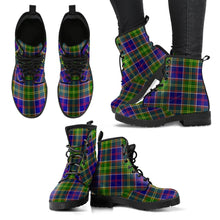 Load image into Gallery viewer, Ayrshire District Tartan Leather Boots