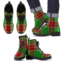 Load image into Gallery viewer, Baxter Modern Tartan Leather Boots Footwear Shoes