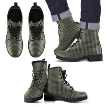 Load image into Gallery viewer, Haig Check Tartan Leather Boots Footwear Shoes
