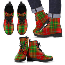 Load image into Gallery viewer, Burnett Ancient Tartan Leather Boots Footwear Shoes