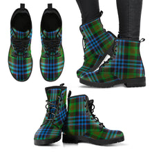 Load image into Gallery viewer, Newlands of Lauriston Tartan Leather Boots