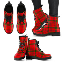 Load image into Gallery viewer, MacDonnell of Keppoch Modern Tartan Leather Boots