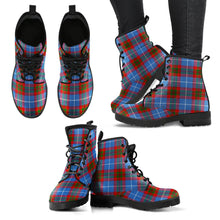 Load image into Gallery viewer, Edinburgh District Tartan Leather Boots