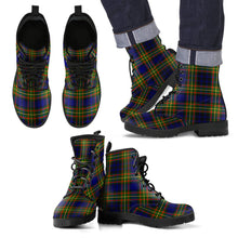 Load image into Gallery viewer, Clelland Modern Tartan Leather Boots Footwear Shoes
