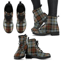 Load image into Gallery viewer, MacLeod of Harris Weathered Tartan Leather Boots