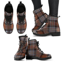 Load image into Gallery viewer, Cameron of Erracht Weathered Tartan Leather Boots
