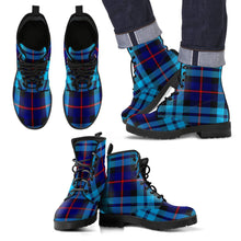 Load image into Gallery viewer, McCorquodale Tartan Leather Boots Footwear Shoes