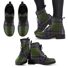 Load image into Gallery viewer, MacMillan Hunting Modern Tartan Leather Boots