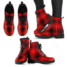 Load image into Gallery viewer, MacIver Modern Tartan Leather Boots