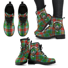 Load image into Gallery viewer, Muirhead Tartan Clan Badge Leather Boots