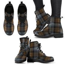 Load image into Gallery viewer, BlackWatch Weathered Tartan Leather Boots